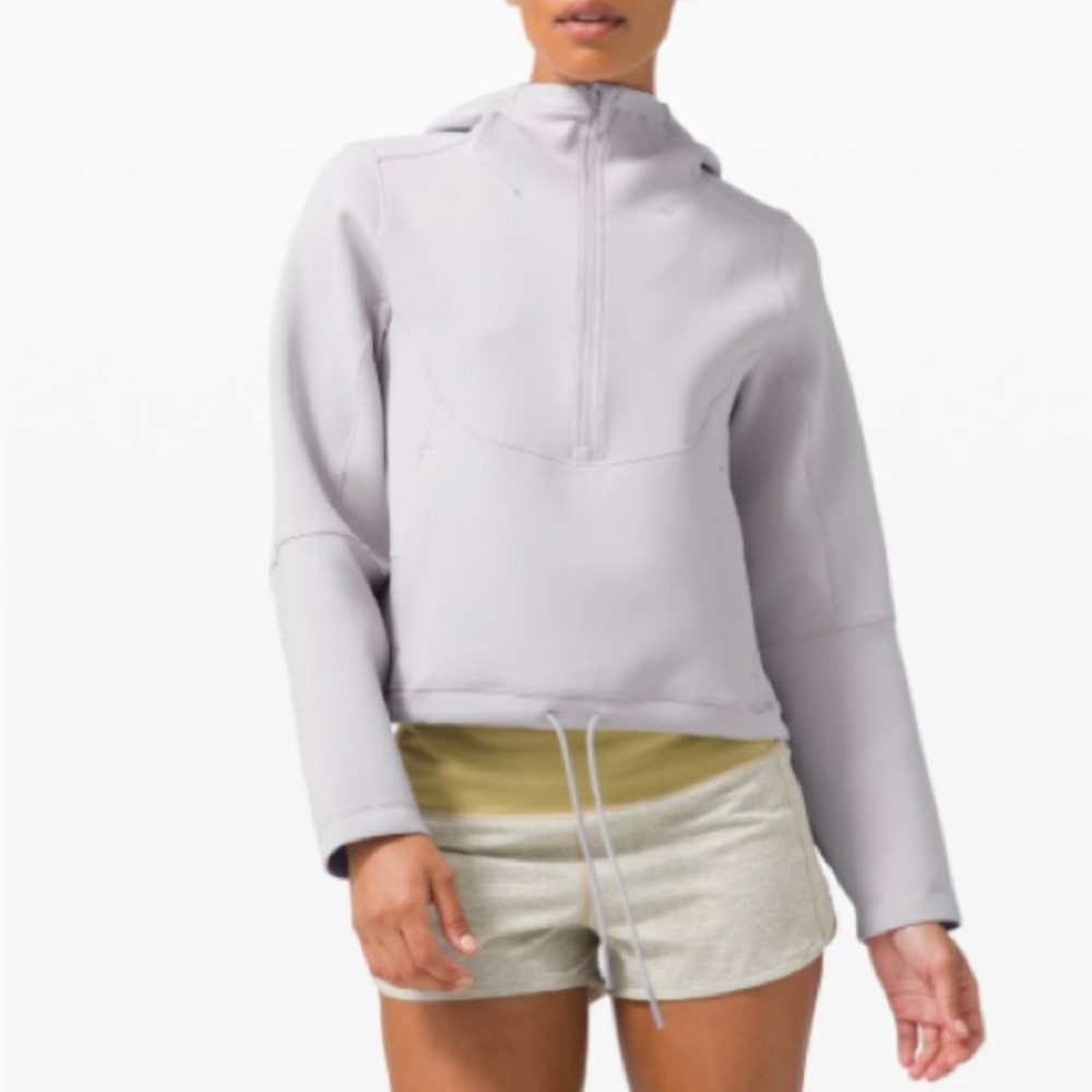 Lululemon UNLEASH STRENGTH HOODIE*SPACER in chrome